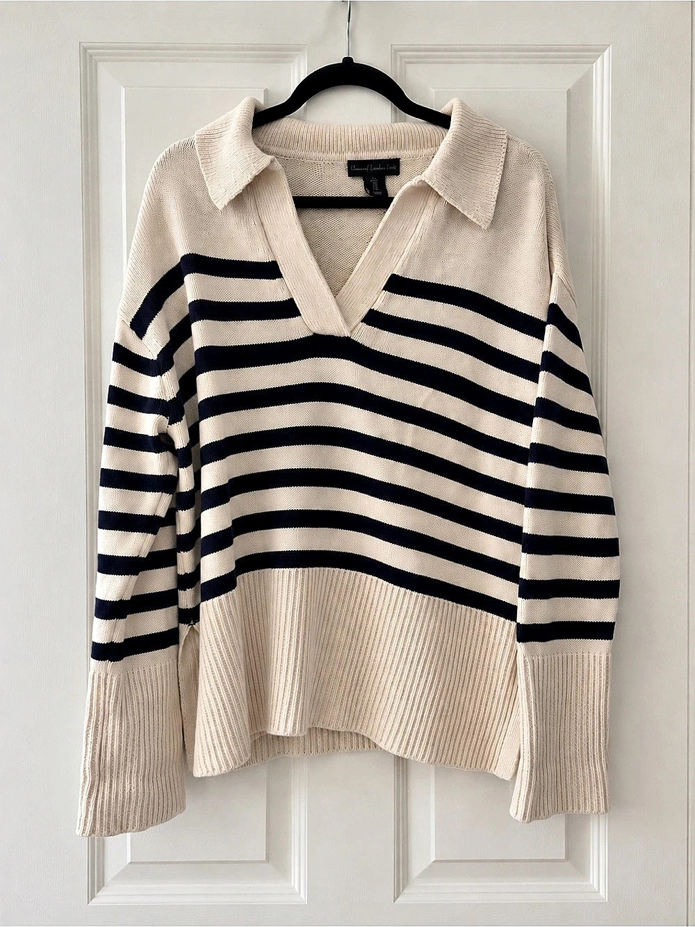 House of Harlow 1960 Striped Collared Sweater – Size Small